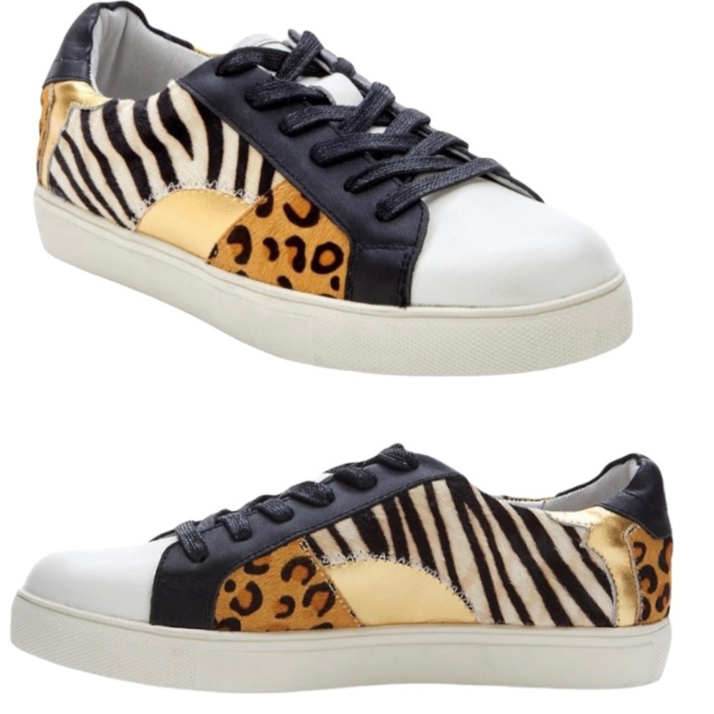 Matisse Zoe Animal Print Sneakers Size 8